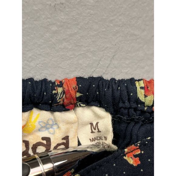 Mudd Floral Tank Womens Medium Blue Flowy Smocked back Lightweight Boho Cottage - Picture 5 of 8